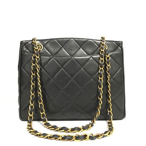 vintage chanel quilted tote|Chanel Quilted Vintage Tote .